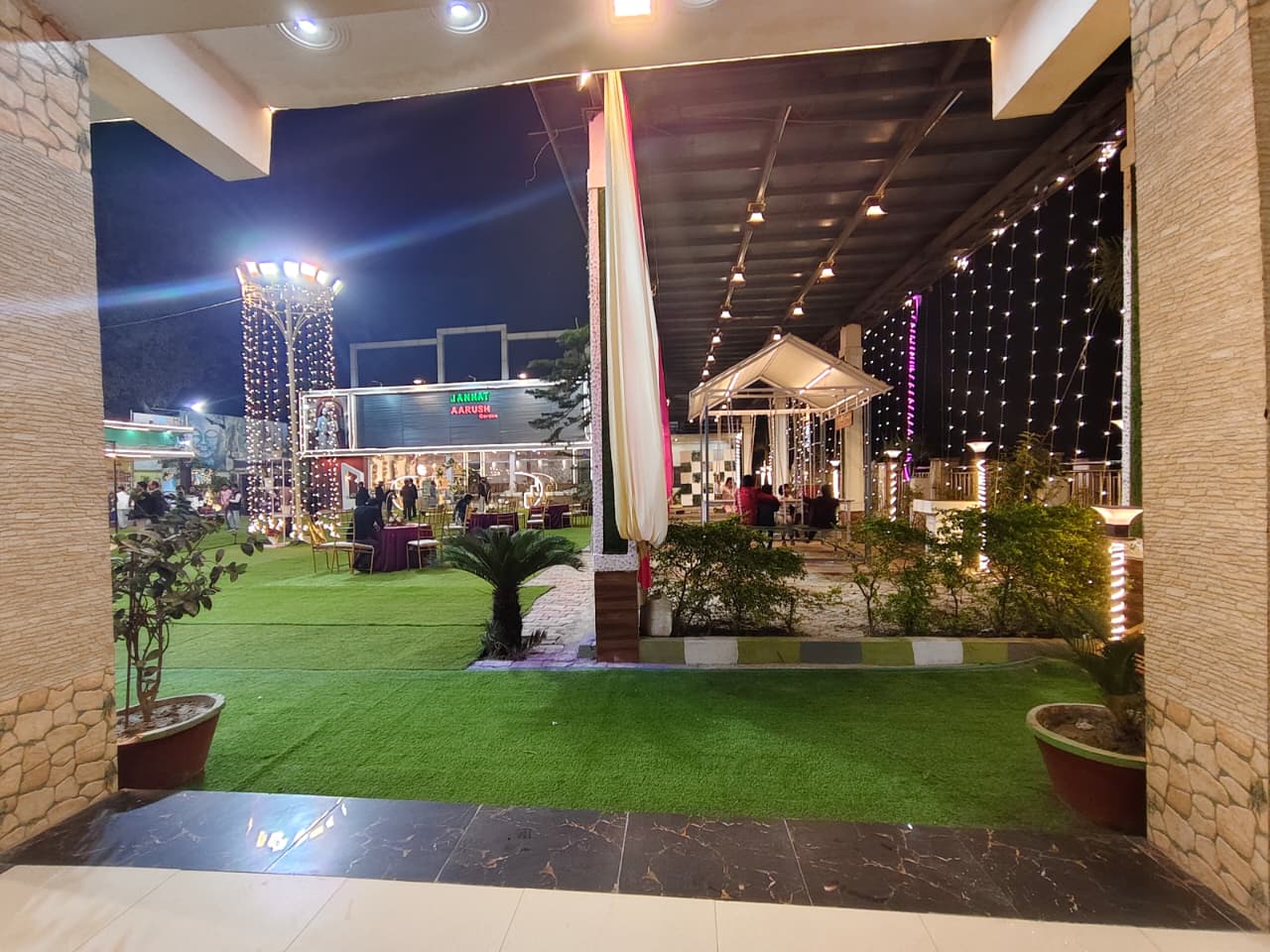 River Facing Venue Night